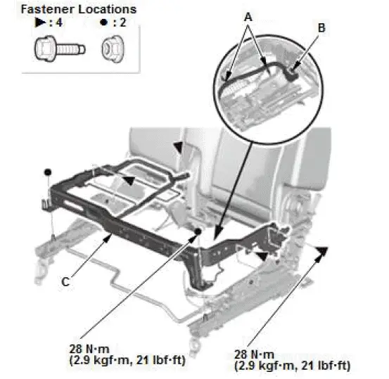 Honda Pilot. Remove, Install, Replace, Check info