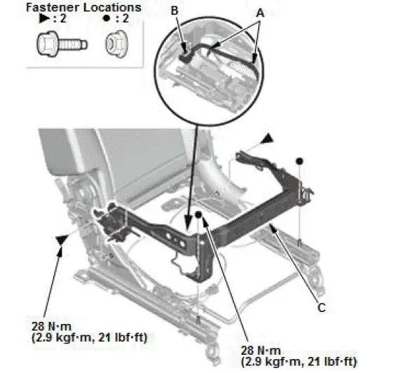 Honda Pilot. Remove, Install, Replace, Check info