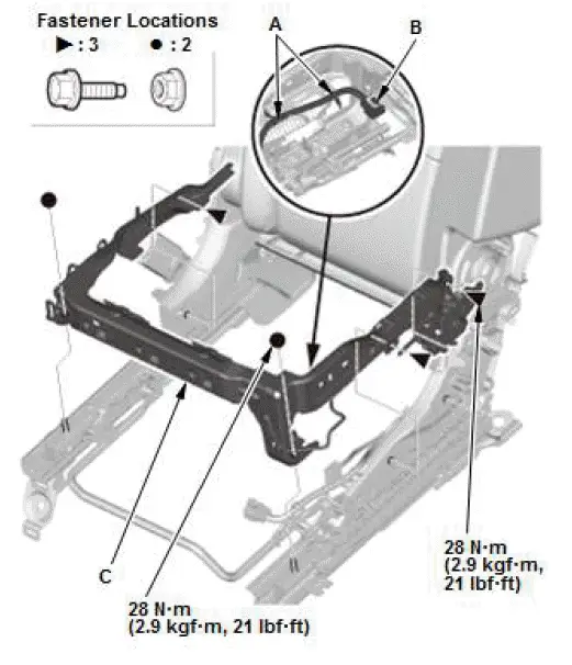 Honda Pilot. Remove, Install, Replace, Check info