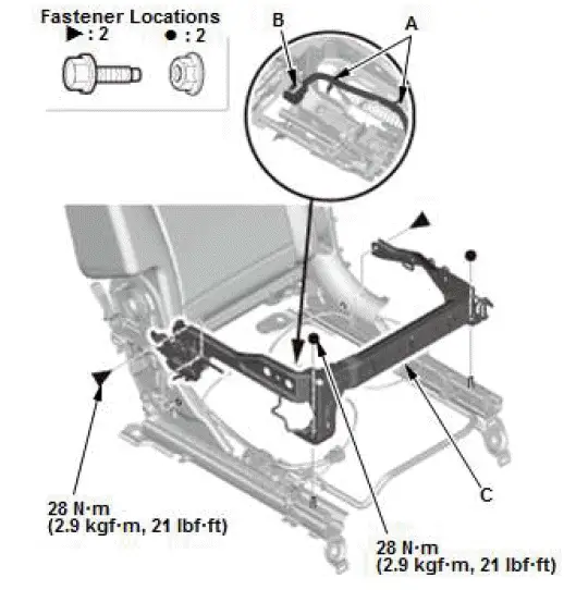 Honda Pilot. Remove, Install, Replace, Check info