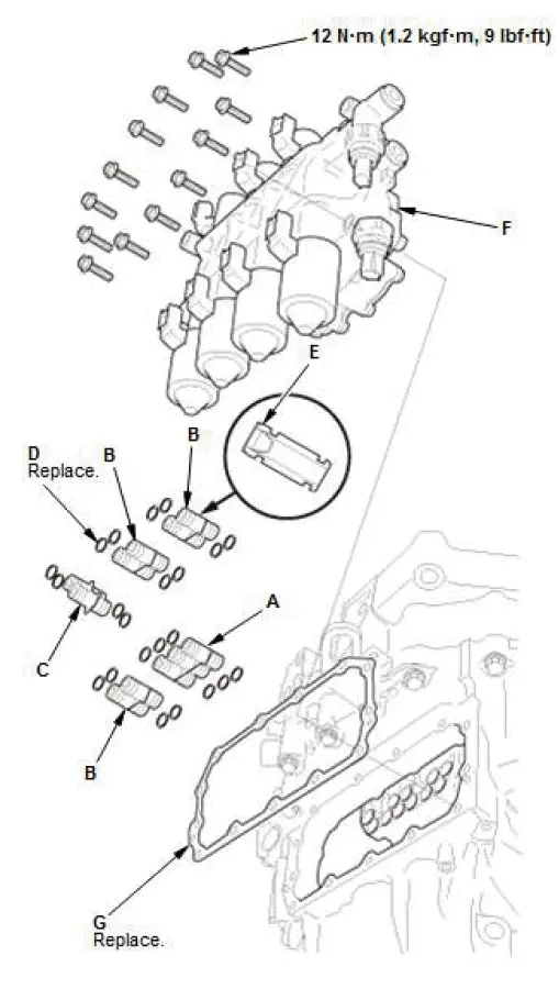 Honda Pilot. Remove, Install, Replace, Check info