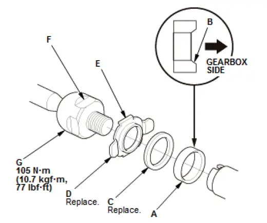 Honda Pilot. Remove, Install, Replace, Check info