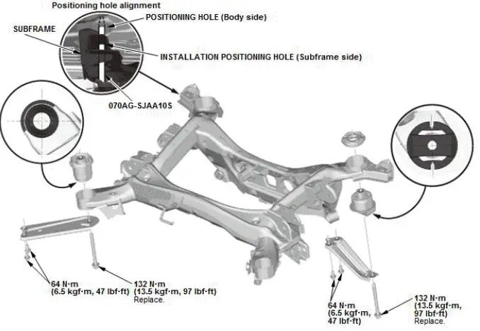 Honda Pilot. Remove, Install, Replace, Check info